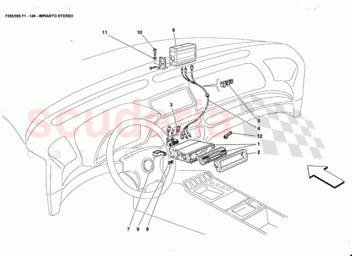 Part Diagram for Ferrari 173470