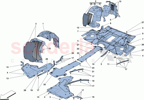 Part Diagram for Ferrari 86590900