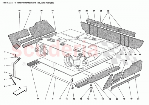 Part Diagram for Ferrari 192019