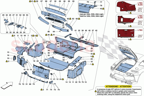 Part Diagram for Ferrari 782804