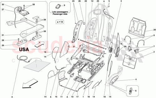 Part Diagram for Ferrari 264978