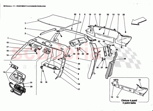 Part Diagram for Ferrari 632701