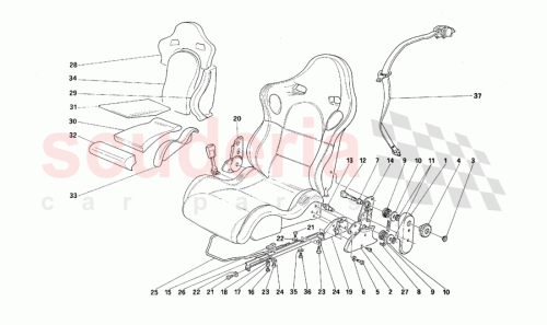 Part Diagram for Ferrari 64532400