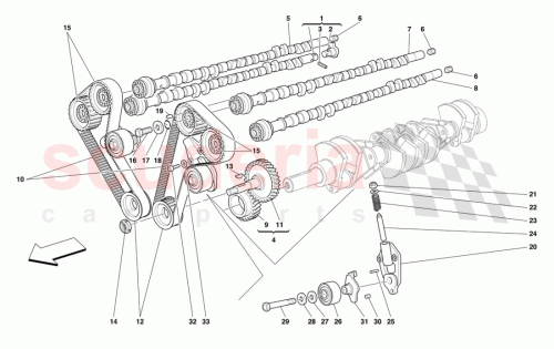 Part Diagram for Ferrari 155147