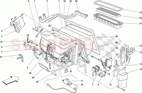 Part Diagram for Ferrari 68070700