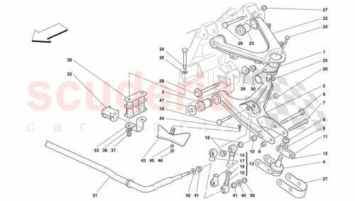 Part Diagram for Ferrari 156420