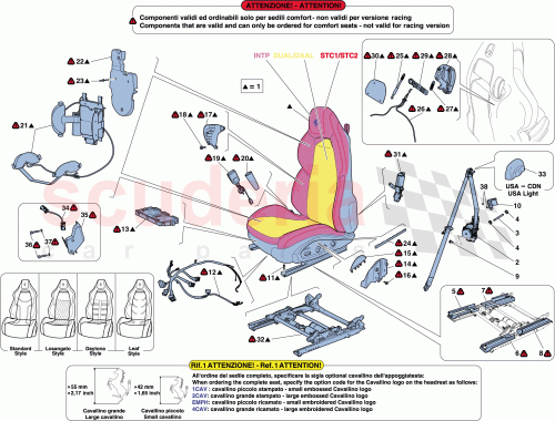 Part Diagram for Ferrari 85516000