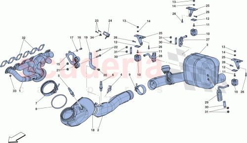 Part Diagram for Ferrari 288389