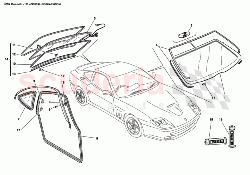 Part Diagram for Ferrari 65113300