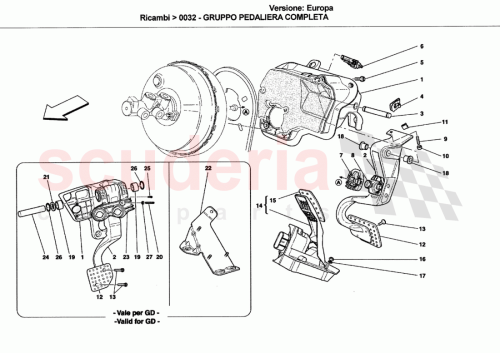 Part Diagram for Ferrari 189863