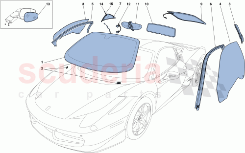 Part Diagram for Ferrari 81362600