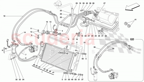 Part Diagram for Ferrari 64827300