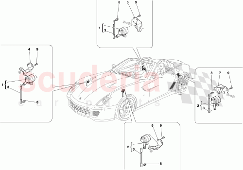 Part Diagram for Ferrari 217415