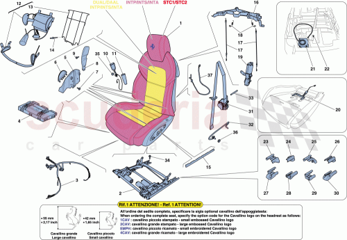 Part Diagram for Ferrari 84194900