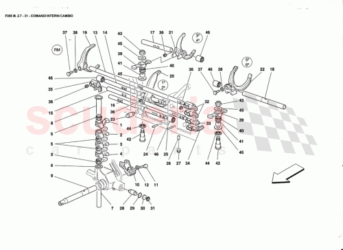 Part Diagram for Ferrari 155717