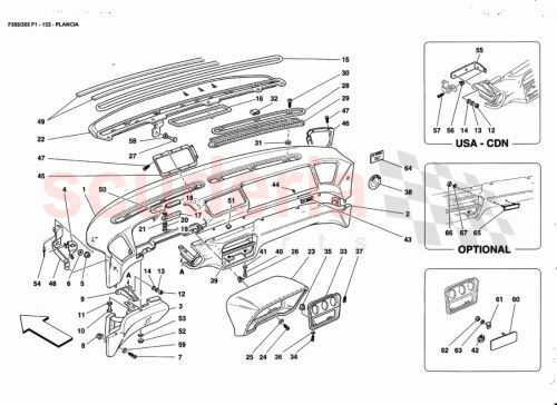 Part Diagram for Ferrari 65512700