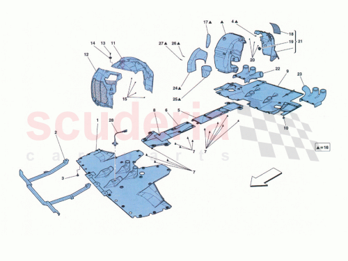 Part Diagram for Ferrari 84154500