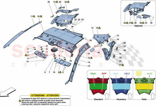 Part Diagram for Ferrari 89234700