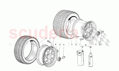 Part Diagram for Ferrari 133301
