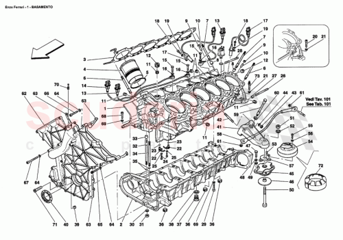 Part Diagram for Ferrari 13546624