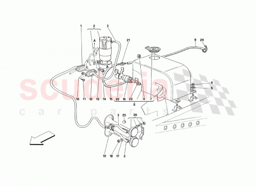 Part Diagram for Ferrari 142200