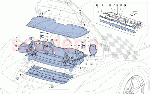 Part Diagram for Ferrari 14508087