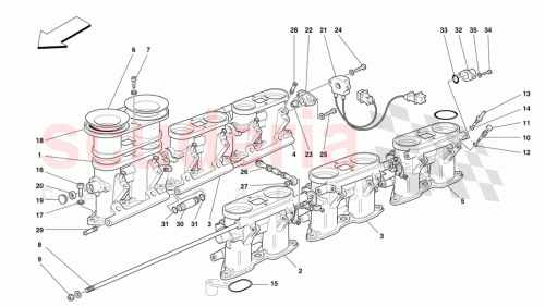 Part Diagram for Ferrari 168070