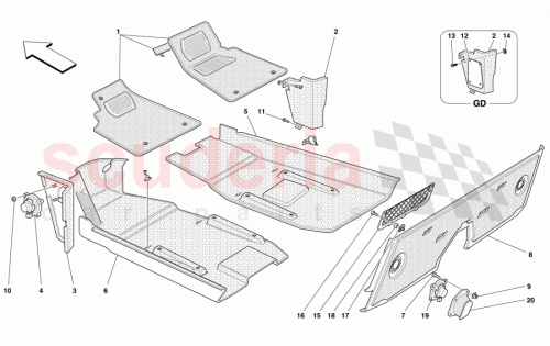 Part Diagram for Ferrari 655370