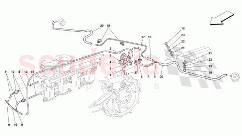 Part Diagram for Ferrari 165612