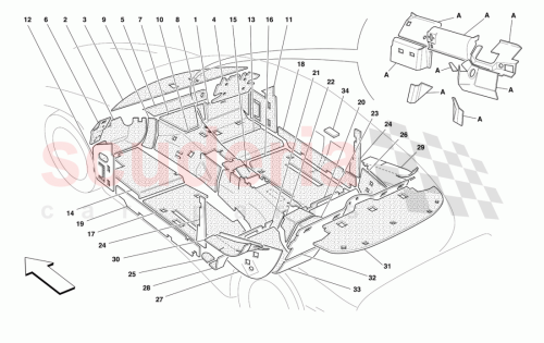 Part Diagram for Ferrari 65660600
