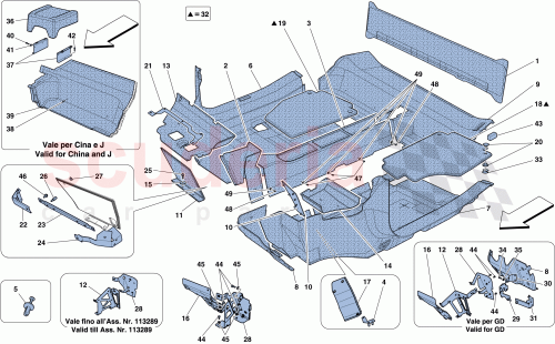 Part Diagram for Ferrari 84004300