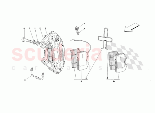 Part Diagram for Ferrari 10615874