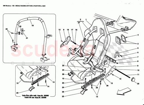 Part Diagram for Ferrari 66463600