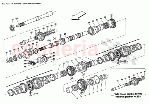 Part Diagram for Ferrari 190211