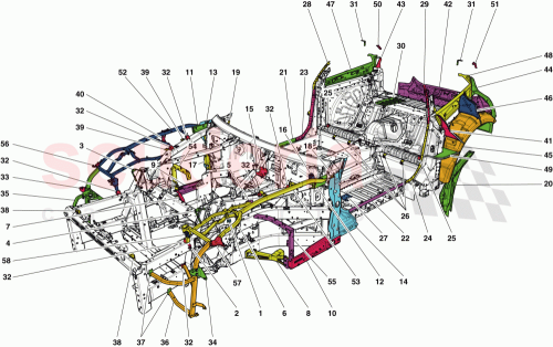 Part Diagram for Ferrari 87713000
