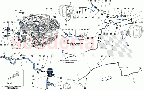 Part Diagram for Ferrari 302194