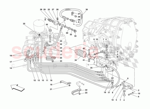 Part Diagram for Ferrari 185087