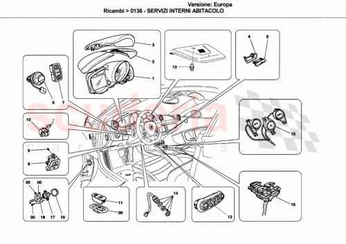 Part Diagram for Ferrari 809665