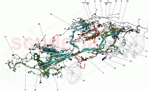 Part Diagram for Ferrari 307914
