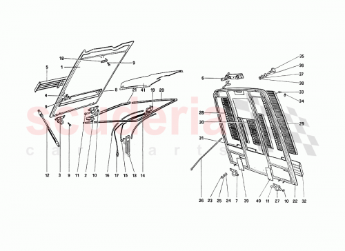 Part Diagram for Ferrari 61393800