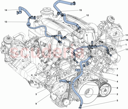 Part Diagram for Ferrari 322002