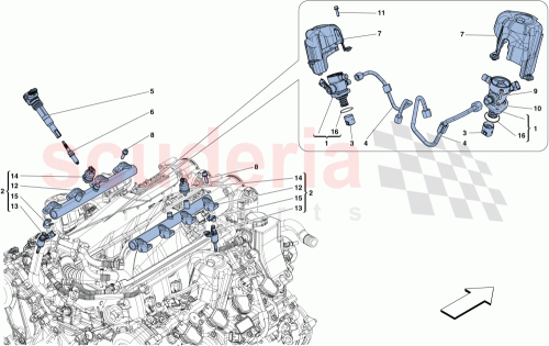 Part Diagram for Ferrari 293546