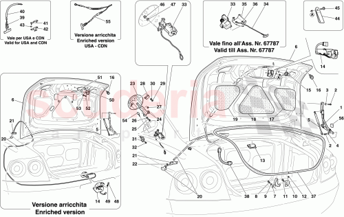 Part Diagram for Ferrari 67853300