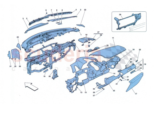 Part Diagram for Ferrari 83266012