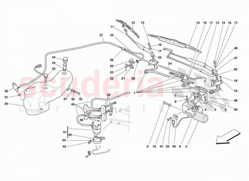 Part Diagram for Ferrari 65191400