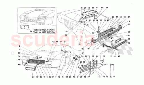 Part Diagram for Ferrari 61577000