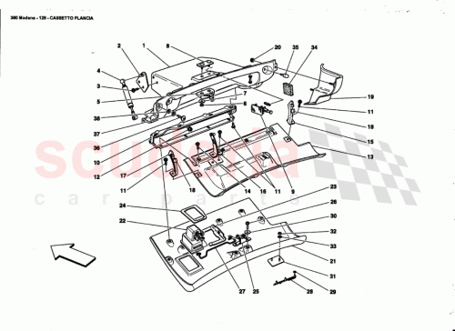 Part Diagram for Ferrari 65805500