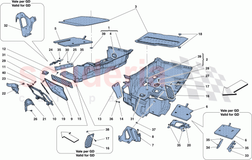 Part Diagram for Ferrari 83479500