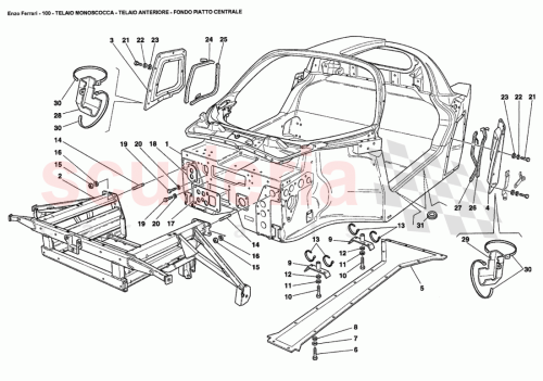 Part Diagram for Ferrari 192955