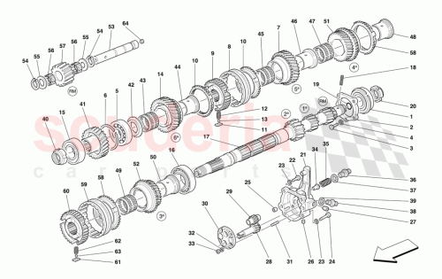 Part Diagram for Ferrari 150963